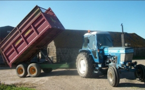 Matt Follet's Marshall Silage Trailer